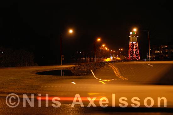 Bil i rondell   ©Foto: Nils Axelsson  #BildID: nadig031127055    